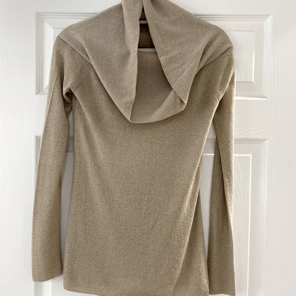 Ann Taylor Cowlneck Top